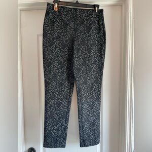 NorthStyle Charcoal and Black Patterned Pants